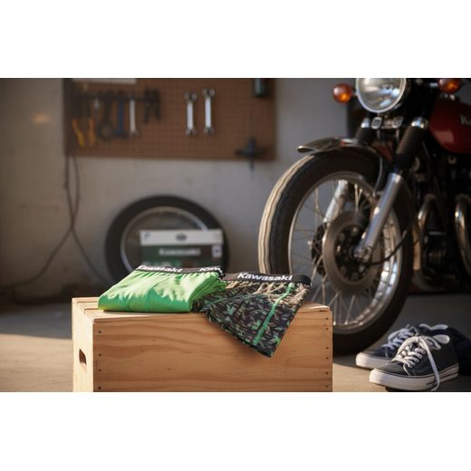 BOXERKY KAWASAKI CAMO, 2KS - SPODNÍ PRÁDLO - NA MOTORKÁŘE