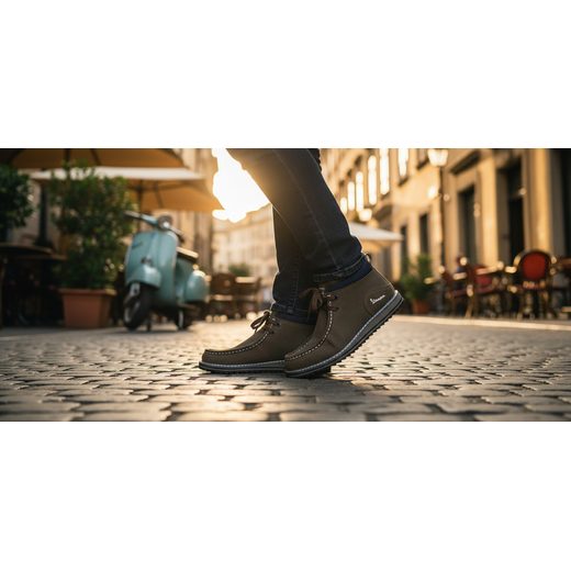 KOTNÍKOVÉ BOTY VESPA CARNABY - HNĚDÉ 40 - BOTY - NA MOTORKÁŘE