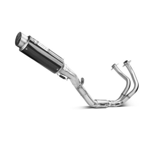 VÝFUK KOMPLETNÍ 2X1 MIVV GPPRO K.058.K2P KARBON - DVOJITÉ VÝFUKY - NA MOTORKU