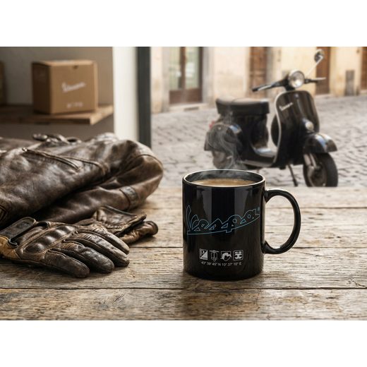 HRNEČEK VESPA - ČERNÁ - DÁRKY PRO FANOUŠKY VESPA - NA MOTORKÁŘE