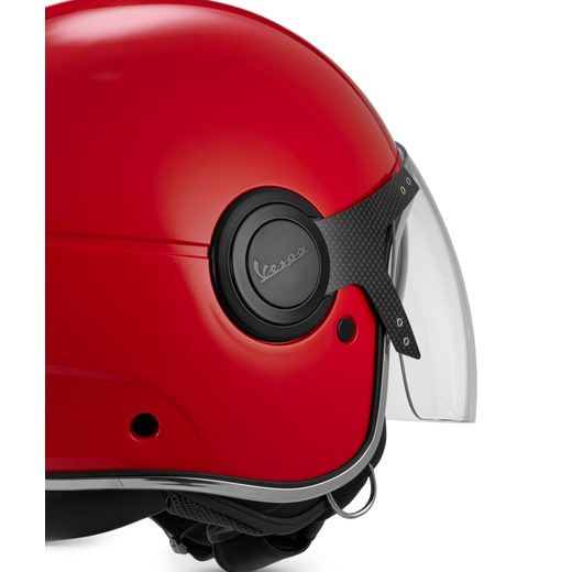 OTEVŘENÁ HELMA VESPA ARGENTARIO - ČERVENÁ - OTEVŘENÉ HELMY - NA MOTORKÁŘE