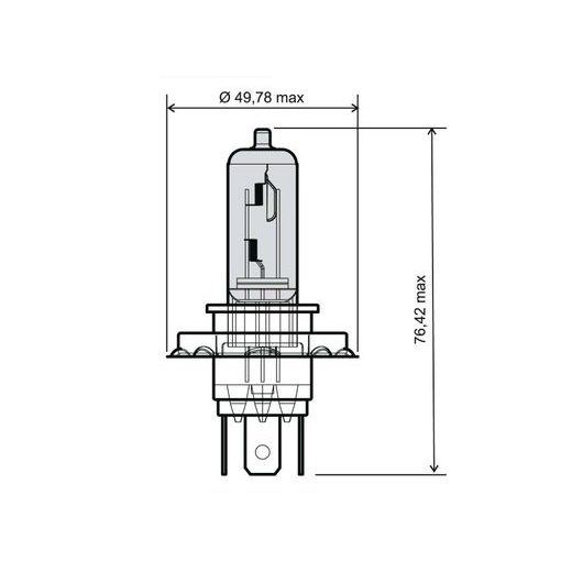 LAMP RMS 246510065 H4 12V 35/35W