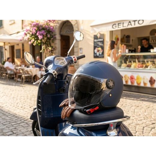 OTEVŘENÁ HELMA GMS GELATO ZG11501 OSTRUŽINOVÁ - OTEVŘENÉ HELMY - NA MOTORKÁŘE
