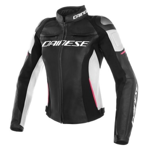 DÁMSKÁ KOŽENÁ BUNDA DAINESE RACING 3 LADY - RŮŽOVÁ