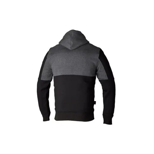 PÁNSKÁ TEXTILNÍ MIKINA NA ZIP NA MOTORKU RST KEVLAR TEAM ZIP THROUGH CE 3467 - ČERNÁ/ŠEDÁ - TEXTILNÍ BUNDY - NA MOTORKÁŘE