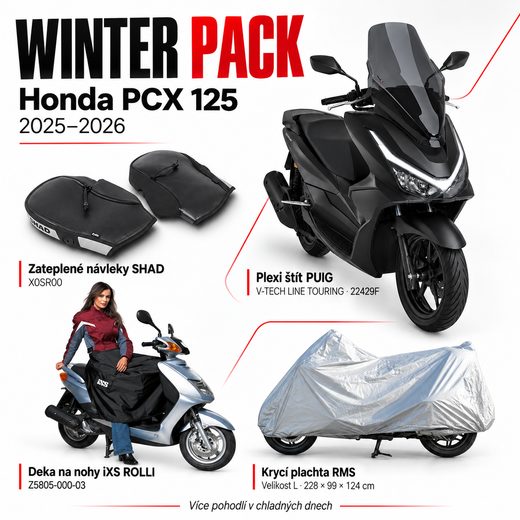 WINTER PACK PRO HONDA PCX 125 2025-2026 - DÁRKY PRO SKÚTRISTY - NA MOTORKÁŘE