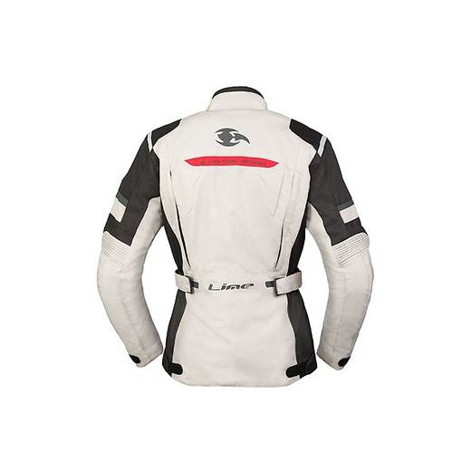 DÁMSKÁ TEXTILNÍ CESTOVNÍ BUNDA MBW - LIME KATNISS - BÉŽOVO-ČERNÁ - TEXTILNÍ BUNDY - NA MOTORKÁŘE