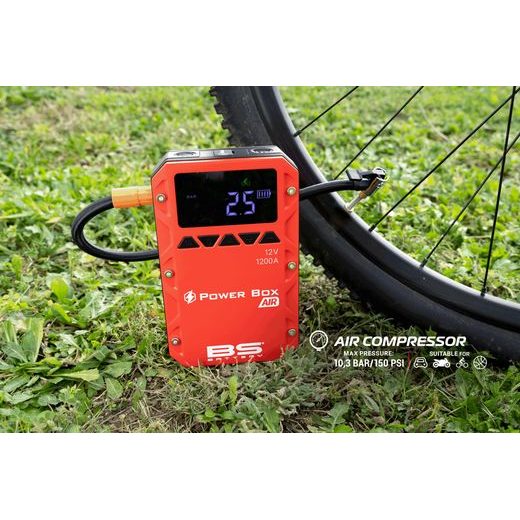 ZÁLOŽNÍ ZDROJ BS-BATTERY POWER BOX AIR PB02 - BOOSTERY BATERIÍ A KOMPRESORY - NA MOTORKU