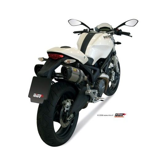 2 KONCOVKY VÝFUKU MIVV SUONO D.023.L7 NEREZ / KARBONOVÉ VÍČKO - KONCOVKY VÝFUKU - NA MOTORKU