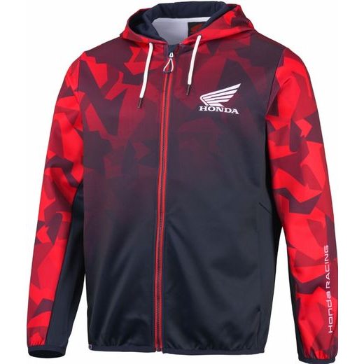 HONDA MIKINA CAPSULE 25 - ČERVENÁ/MODRÁ - DÁRKY PRO FANOUŠKY HONDA - NA MOTORKÁŘE