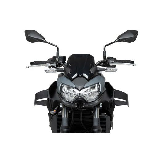 SPOILERY PUIG D12 22472J MATNÁ ČERNÁ - PLEXI ŠTÍTY - NA MOTORKU