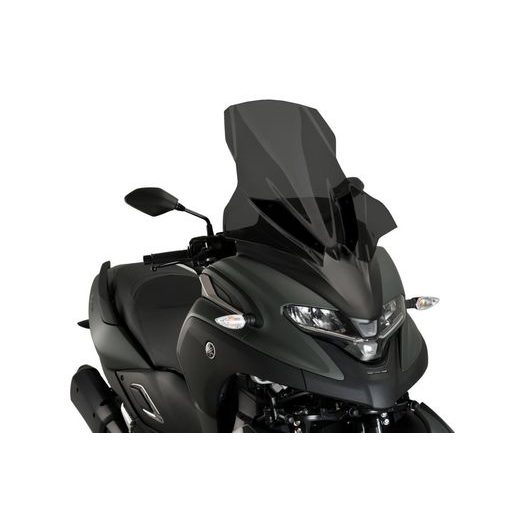PLEXI ŠTÍT PUIG V-TECH LINE TOURING 21120F TMAVÁ KOUŘOVÁ - PRO MAXISKÚTRY - NA MOTORKU