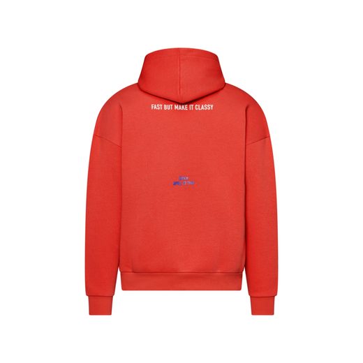 MIKINA S KAPUCÍ VESPA DEC - ČERVENÁ - MIKINY - NA MOTORKÁŘE