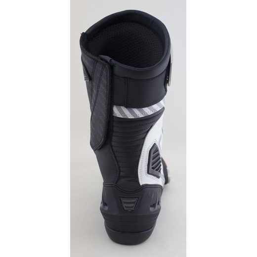 KOŽENÉ SPORTOVNÍ BOTY MBW OZZY - ČERNOBÍLÉ - KOŽENÉ BOTY - NA MOTORKÁŘE