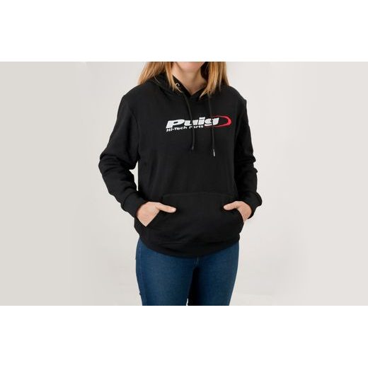 SWEATSHIRT PUIG 3748N M ČERNÝ - PLEXI ŠTÍTY - NA MOTORKU