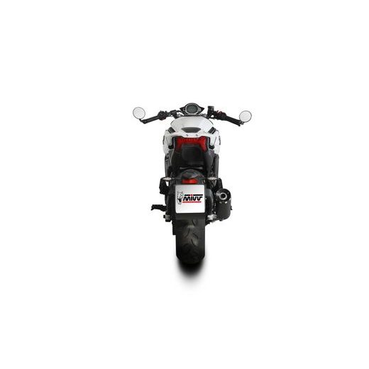 KONCOVKA VÝFUKU MIVV HR-1 CF.003.LH1BA ČERNÁ - KONCOVKY VÝFUKU - NA MOTORKU