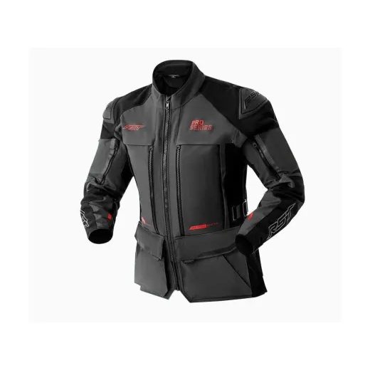 PÁNSKÁ TEXTILNÍ BUNDA - RST 103599 PRO SERIES ADVENTURE D3O TEXTILE JACKET - ŠEDÁ - TEXTILNÍ BUNDY - NA MOTORKÁŘE