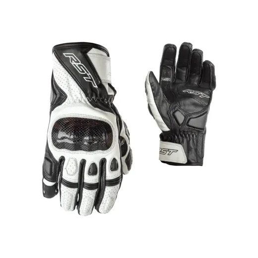 DÁMSKÉ KOŽENÉ RUKAVICE RST STUNT III 2097 - BÍLÁ - KOŽENÉ RUKAVICE - NA MOTORKÁŘE
