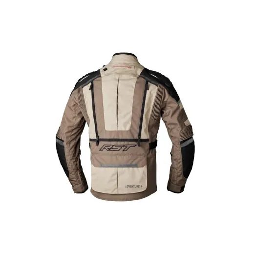 PÁNSKÁ TEXTILNÍ BUNDA PRO SERIES ADVENTURE-X CE 2409 - PÍSKOVÁ/HNĚDÁ - TEXTILNÍ BUNDY - NA MOTORKÁŘE