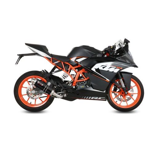 VÝFUK KOMPLETNÍ 1X1 MIVV GP KT.016.LXB ČERNÁ OCEL - VÝFUKY - NA MOTORKU