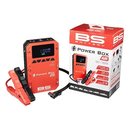 ZÁLOŽNÍ ZDROJ BS-BATTERY POWER BOX AIR PB02 - BOOSTERY BATERIÍ A KOMPRESORY - NA MOTORKU