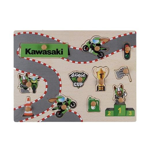 DŘEVĚNÉ PUZZLE KAWASAKI PRO NEJMENŠÍ