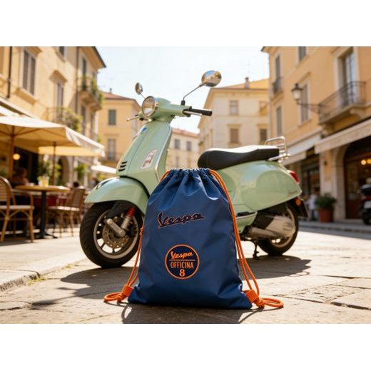 VAK NA ZÁDÁ VESPA OFFICINA 8 - BATOHY - NA MOTORKÁŘE