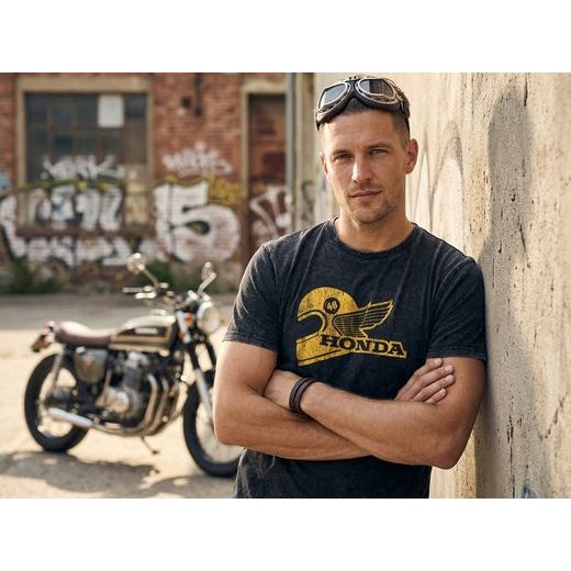 HONDA TRIČKO CUSTOM RIDER URBAN FUN - ŠEDÁ 2026 - DÁRKY PRO FANOUŠKY HONDA - NA MOTORKÁŘE