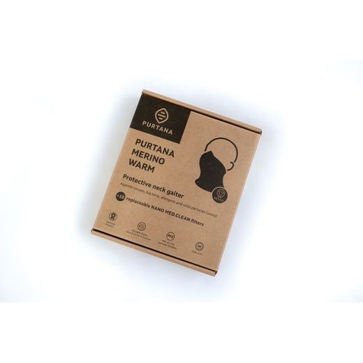 NÁKRČNÍK PURTANA MERINO MAX S NANOFILTREM - MODRÝ - NÁKRČNÍKY - NA MOTORKÁŘE