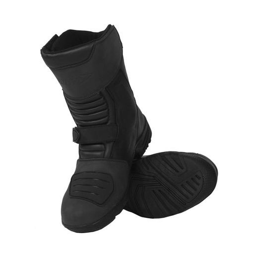 CESTOVNÍ KOŽENÉ BOTY MBW SIERRA - ČERNÉ - KOŽENÉ BOTY - NA MOTORKÁŘE