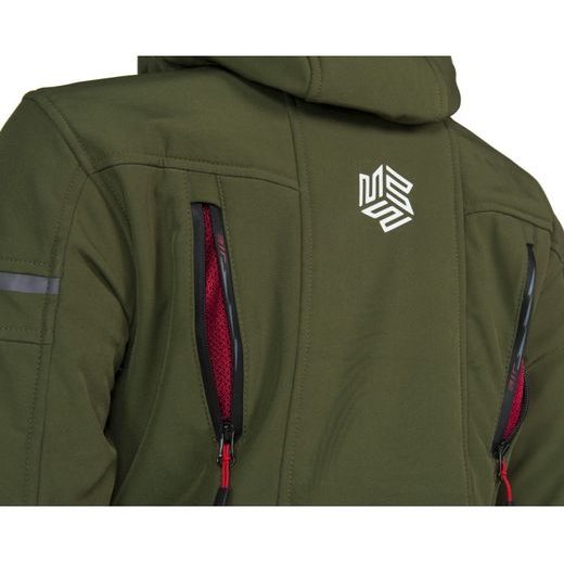 MBW HANA SOFTSHELL LADY JACKET OLIVE GREEN - TEXTILNÍ BUNDY - NA MOTORKÁŘE