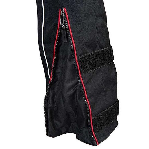 DÁMSKÉ TEXTILNÍ TŘÍVRSTVÉ KALHOTY MBW EVELIN - ČERVENÉ - TEXTILNÍ KALHOTY - NA MOTORKÁŘE