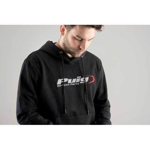 SWEATSHIRT PUIG 3747N S ČERNÝ - PLEXI ŠTÍTY - NA MOTORKU
