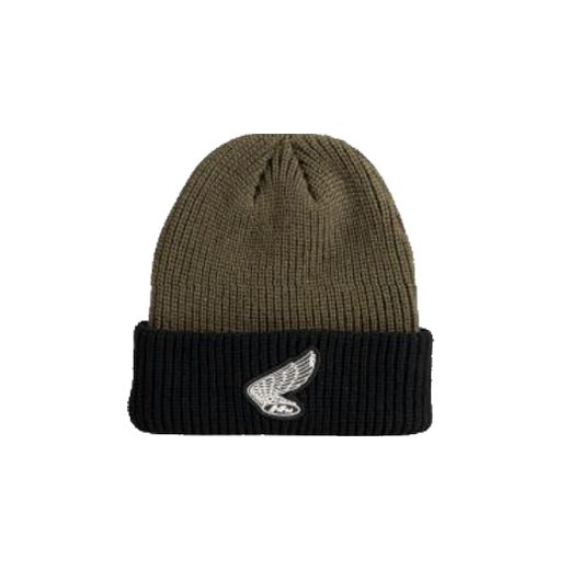 HONDA ZIMNÍ ČEPICE WING CLASSICAL HERITAGE - OLIVOVÁ/ČERNÁ 2026 - DÁRKY PRO FANOUŠKY HONDA - NA MOTORKÁŘE