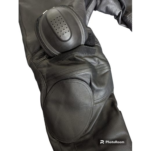 KOŽENÉ KALHOTY GMS GERMAS MODENA XXL - ČERNÉ - KOŽENÉ KALHOTY - NA MOTORKÁŘE