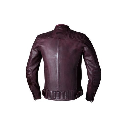 PÁNSKÁ KOŽENÁ BUNDA RST IOM TT BRANDISH 2 CE / JKT 3156 - VÍNOVÁ