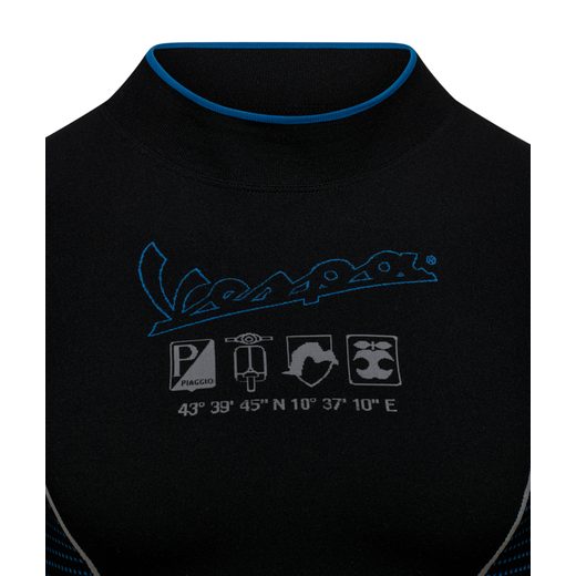 VESPA BEZEŠVÉ TRIČKO - ČERNÁ - TRIČKA - NA MOTORKÁŘE