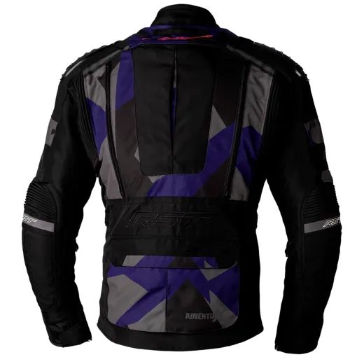 PÁNSKÁ TEXTILNÍ BUNDA RST ADVENTURE-X – MODRÁ: EXPEDIČNÍ VÝBAVA S CERTIFIKACÍ AA A KOMPLETNÍ OCHRANOU LEVEL 2 - ENDURO BUNDY - NA MOTORKÁŘE