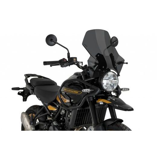 PLEXI ŠTÍT PUIG ADJUSTABLE 22113F TMAVÁ KOUŘOVÁ - PLEXI ŠTÍTY - NA MOTORKU