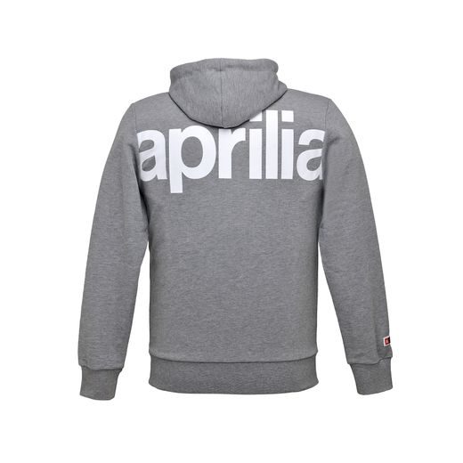 MIKINA APRILIA BIG LOGO - ŠEDÁ - MIKINY - NA MOTORKÁŘE