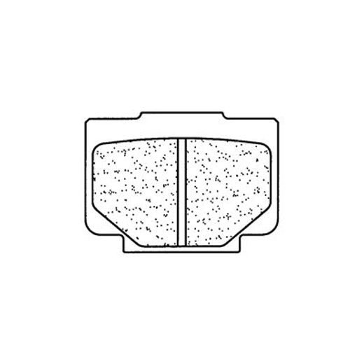 BRZDOVÉ DESTIČKY CL BRAKES 2984 RX3 - ZADNÍ - NA MOTORKU