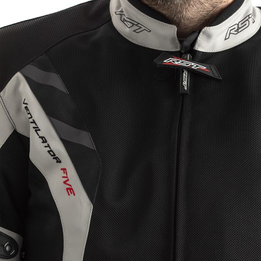 TEXTILNÍ BUNDA NA MOTORKU RST VENTILATOR V CE / JKT 2702 - ŠEDÁ - TEXTILNÍ BUNDY - NA MOTORKÁŘE