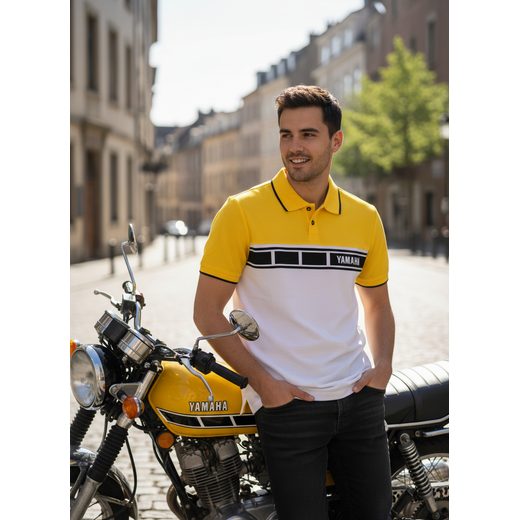 60TH ANNIVERS MALE POLO TRIČKO YAMAHA - M - TRIČKA - NA MOTORKÁŘE