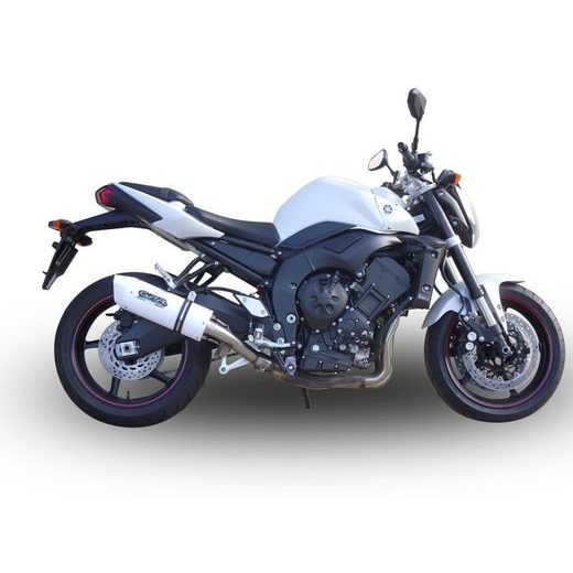 KONCOVKA VÝFUKU SLIP-ON GPR ALBUS CAT.83.ALB LESKLÁ BÍLÁ PRO YAMAHA FZ1 1000 / FAZER 2006-2014 - KONCOVKY VÝFUKU - NA MOTORKU
