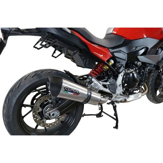 KONCOVKA VÝFUKU SLIP-ON GPR NEW GRAND PRIX EVO TITANIUM E4.BM.105.GPAN.TO BROUŠENÝ TITAN ZAHRNUJE SPOJOVACÍ SVOD A ODNÍMATELNÝ DB KILLER - KONCOVKY VÝFUKU - NA MOTORKU