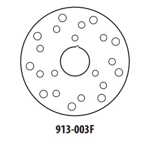 BRZDOVÝ KOTOUČ GOLDFREN 913-003F PŘEDNÍ 154 MM