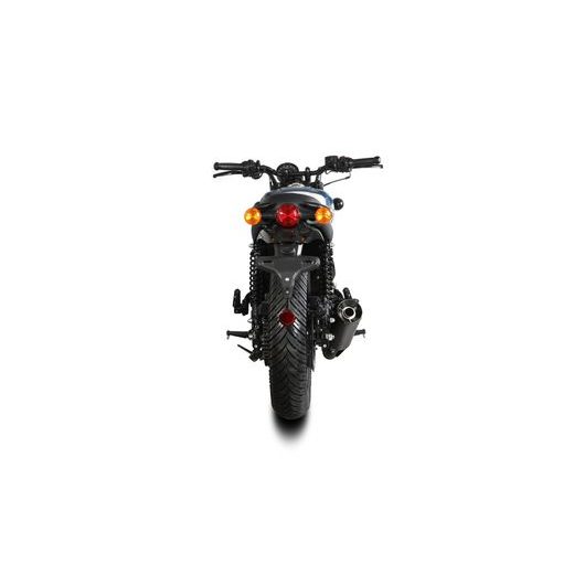 KONCOVKA VÝFUKU MIVV HR-1 RE.005.LH1BC ČERNÝ S UHLÍKOVOU KONCOVKOU - KONCOVKY VÝFUKU - NA MOTORKU