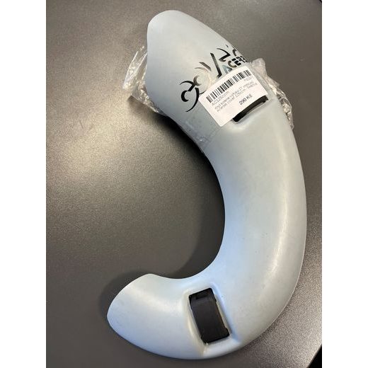 KRYT KOLENE VÝFUKU 2T MOTOCYKLŮ ACERBIS COVER 125CCM - ŠEDÁ/ŽLUTÁ - PLASTY - NA MOTORKU