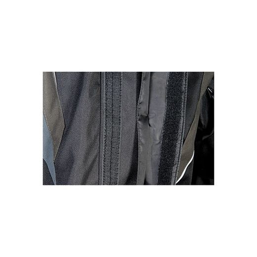 TEXTILNÍ TŘÍVRSTVÁ MOTO BUNDA MBW BUDDY ČERNO-ŠEDÁ - TEXTILNÍ BUNDY - NA MOTORKÁŘE