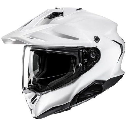 HJC PŘILBA RPHA 60 SOLID PEARL WHITE - ENDURO HELMY - NA MOTORKÁŘE